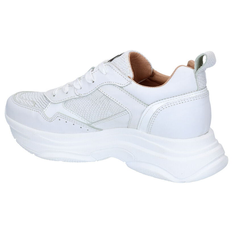 Scapa Witte Sneakers in leer (270350)