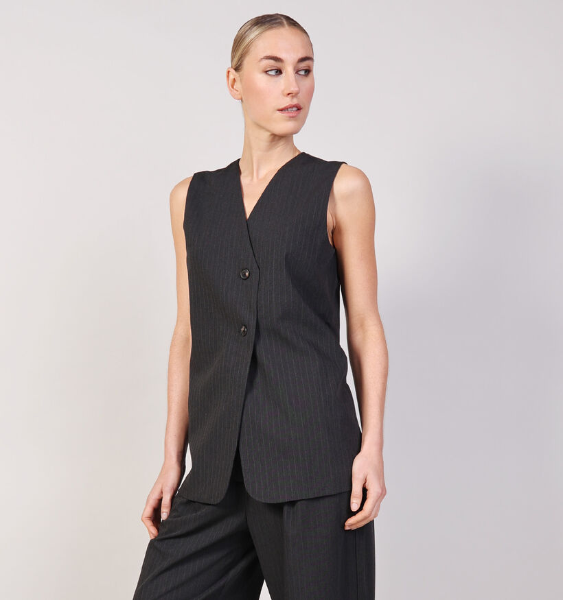 Desires Laina Zwarte Mouwloze Blazer voor dames (365833)