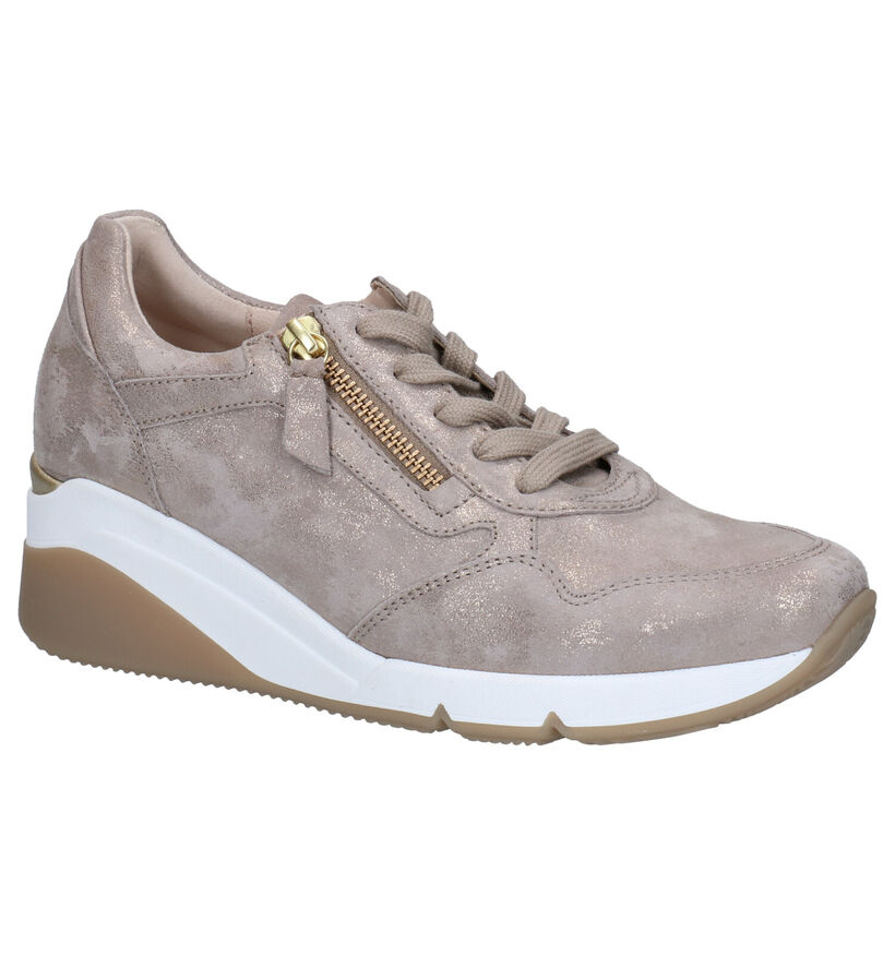 Gabor OptiFit Chaussures à lacets en Taupe en daim (271690)