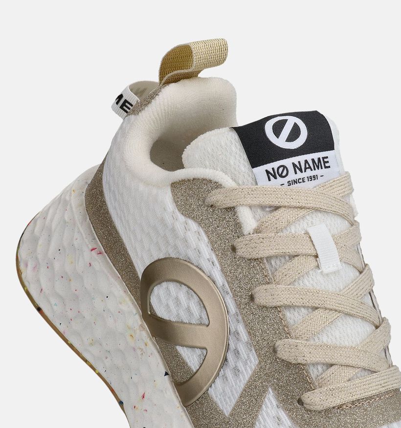 No Name Carter Fly Protect Baskets en Or/Blanc pour femmes (368703) - pour semelles orthop&eacute;diques