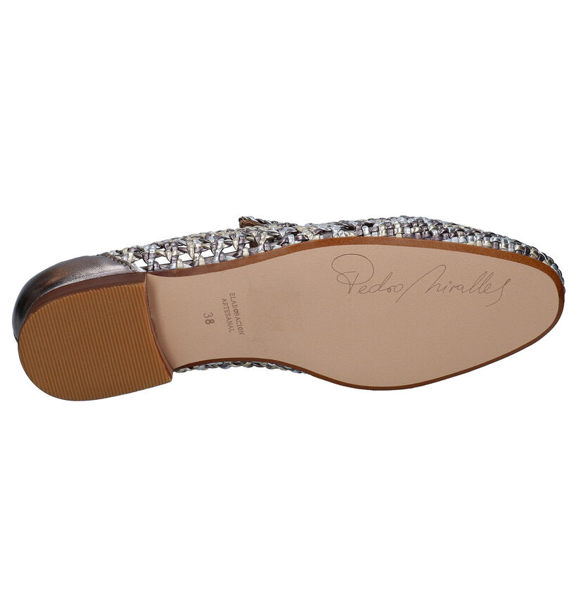 Pedro Miralles Loafers en Argent en cuir (273087)