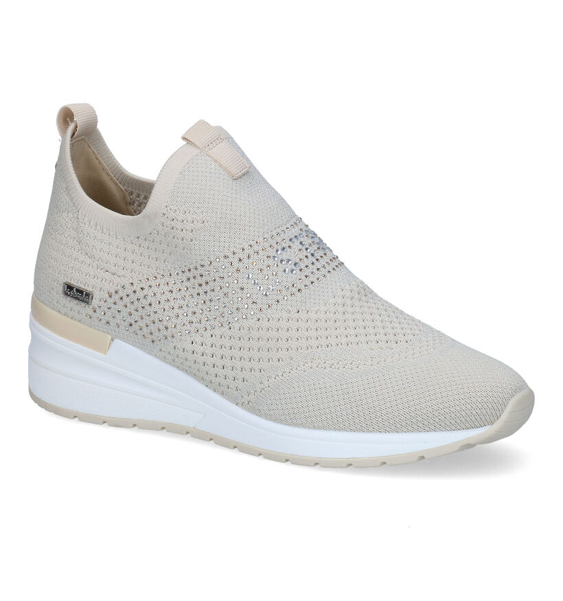 La Strada Beige Slip-On Sneakers voor dames (309645)