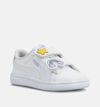 Puma Smash Low Baskets Blanc