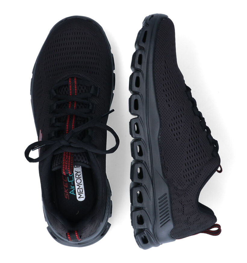 Skechers Glide Step Fasten Zwarte Sneakers voor heren (310797)