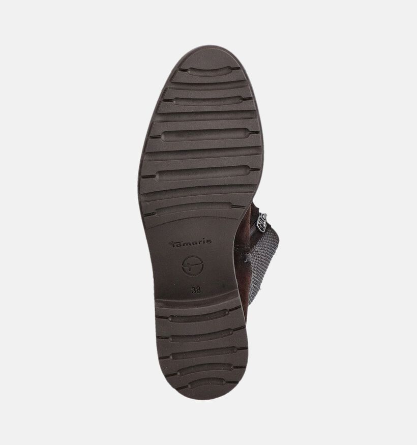 Tamaris Bottes hautes en Brun fonc&eacute; pour femmes (378959)