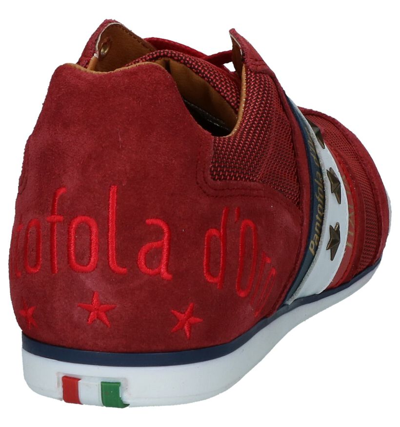 Rode Casual Veterschoenen Pantofola d'Oro Imola in daim (240866)