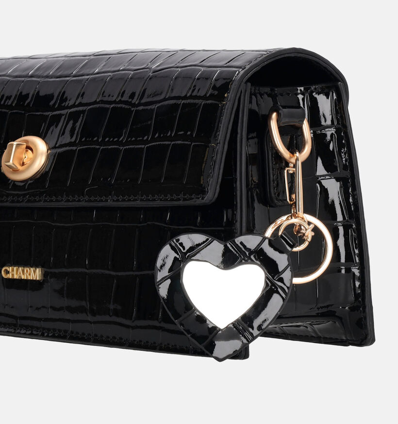 Charm London Zwarte Schoudertas voor dames (365998)