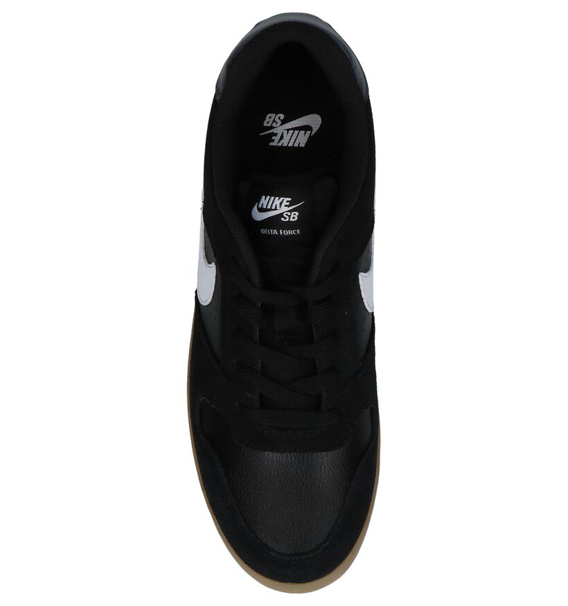 Nike SB Skate sneakers en Noir en simili cuir (209845)