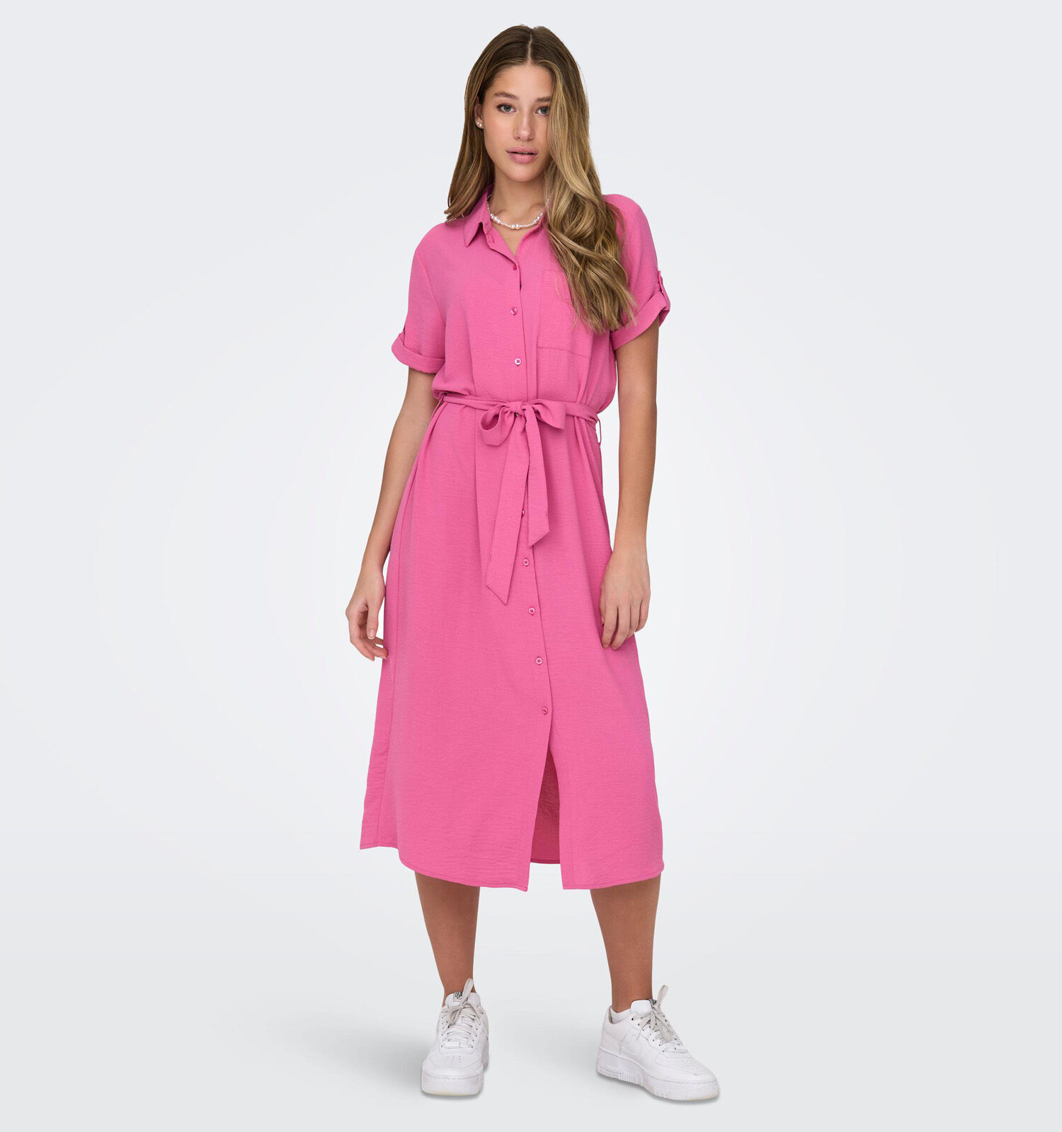 Roze hemdjurk outlet