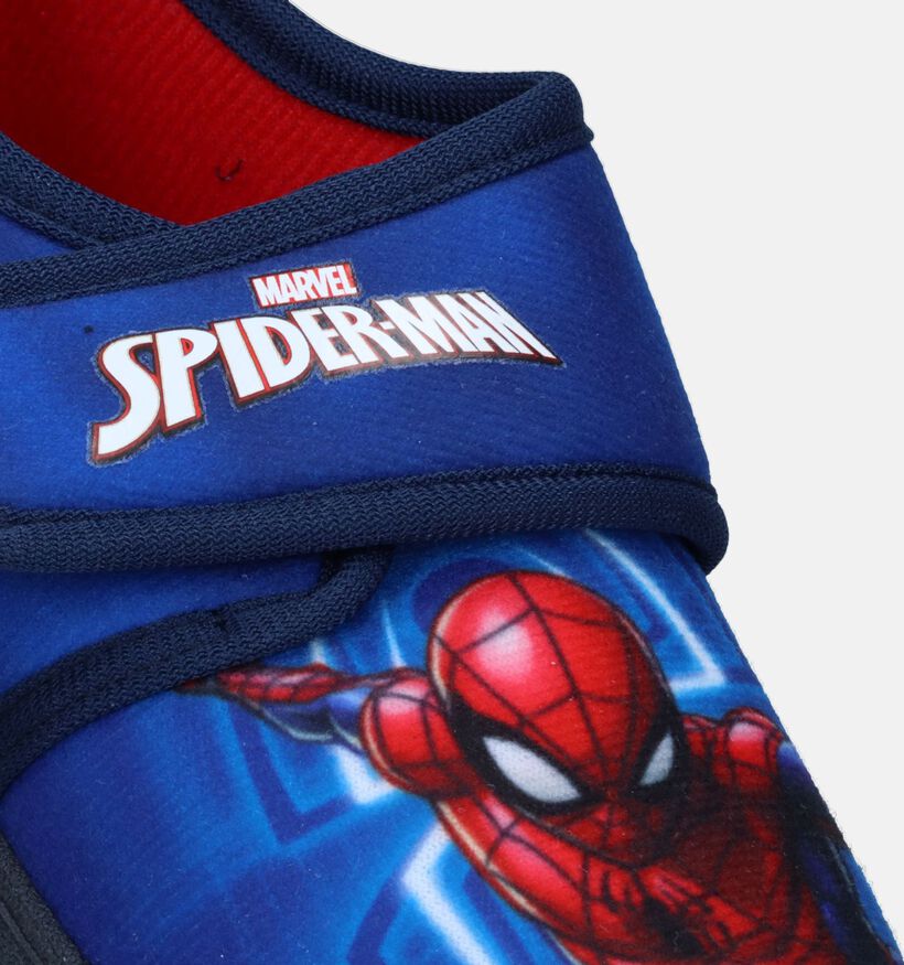 Spiderman Pantoufles fermées en Bleu foncé pour garçons (330364)