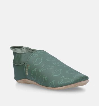 Bobux Soft Sole Babyschoenen Dino Blue/Dino Olive