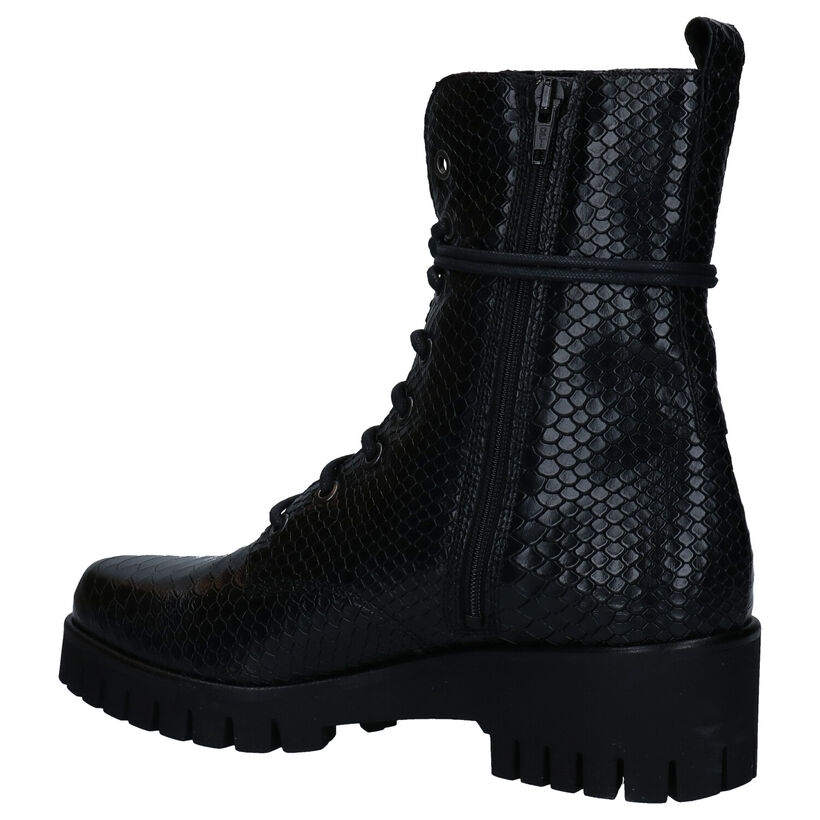 Sweet Lemon Damia Bottines en Noir en cuir (288505)