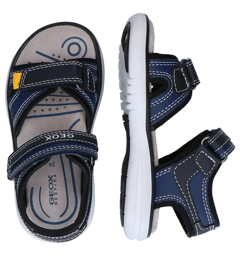 Geox Maratea Sandales en Bleu en simili cuir (302111)