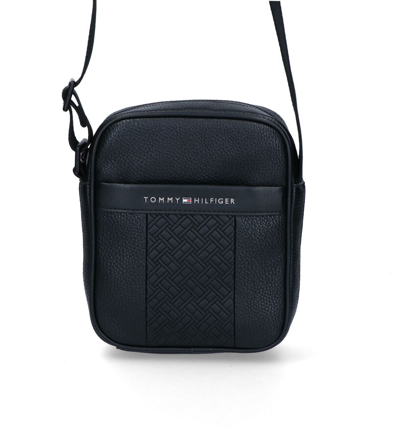 Tommy Hilfiger Central Mini Reporter Sac porté croisé en Noir en simili cuir (311095)