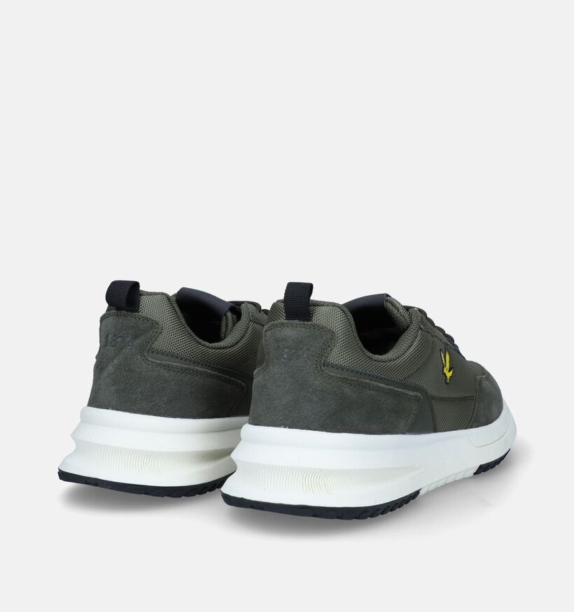 Lyle & Scott Alford Kaki Veterschoenen voor heren (329551) - geschikt voor steunzolen