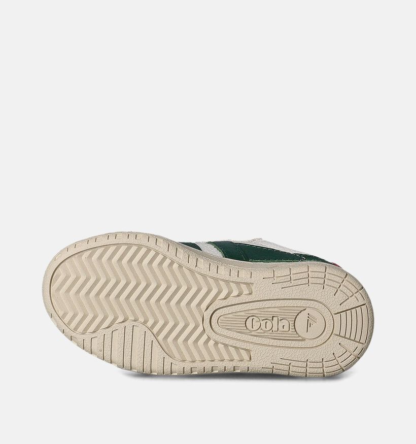 Gola Falcon Strap Witte Velcroschoenen voor jongens, meisjes (362412) - geschikt voor steunzolen