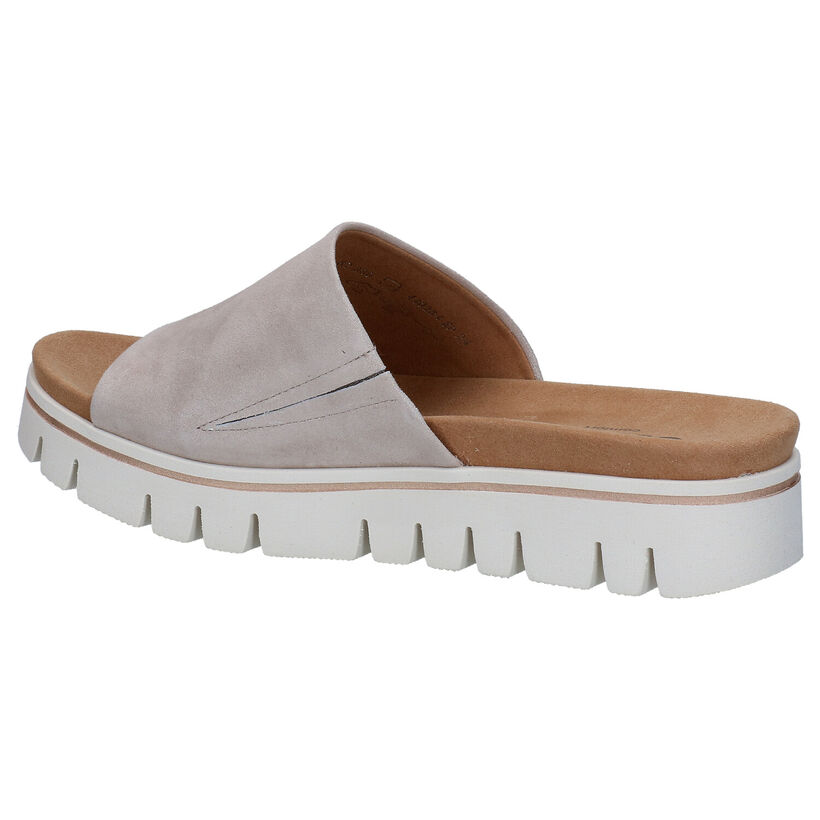 Gabor Beige Muiltjes in nubuck (289530)