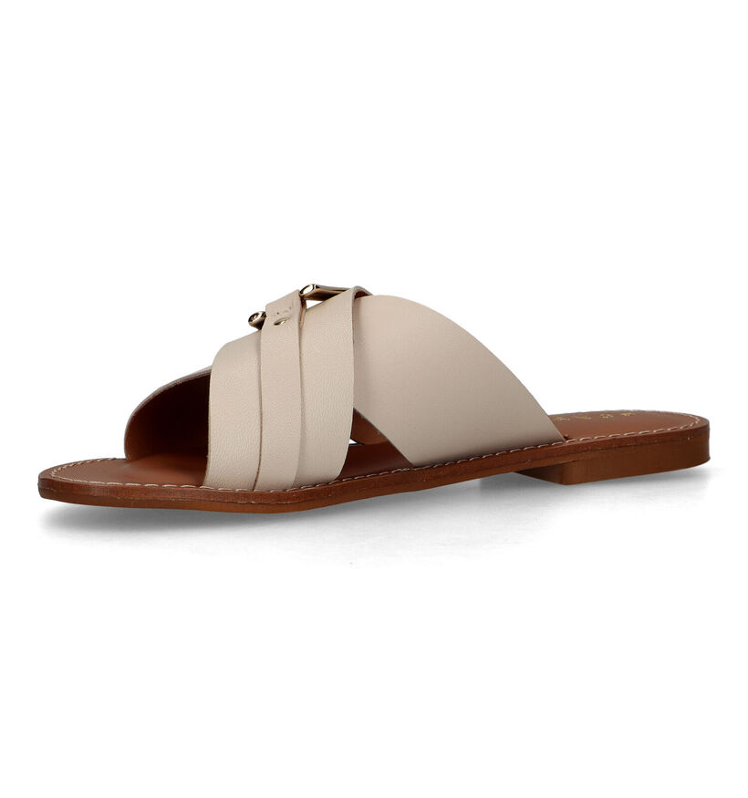 Scapa Beige Slippers voor dames (323937)