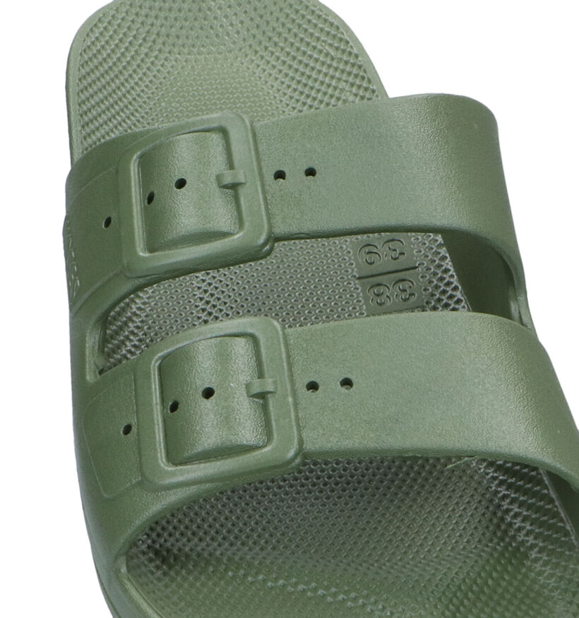 Freedom Moses Basic Kaki Slippers voor dames (340276)