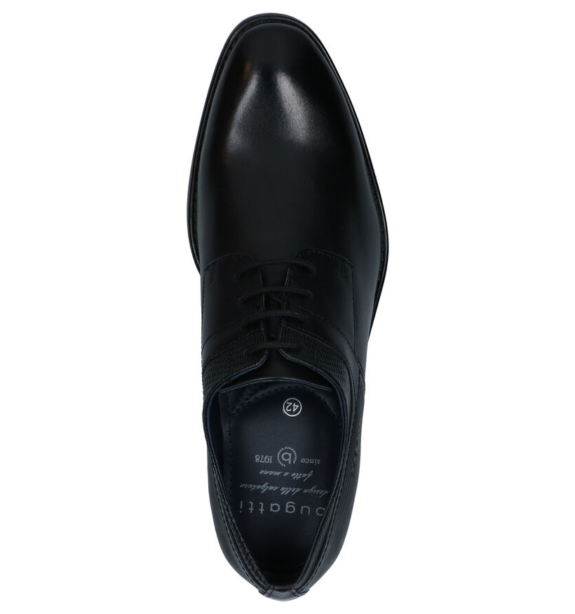 Bugatti Chaussures classiques en Noir en cuir (276746)