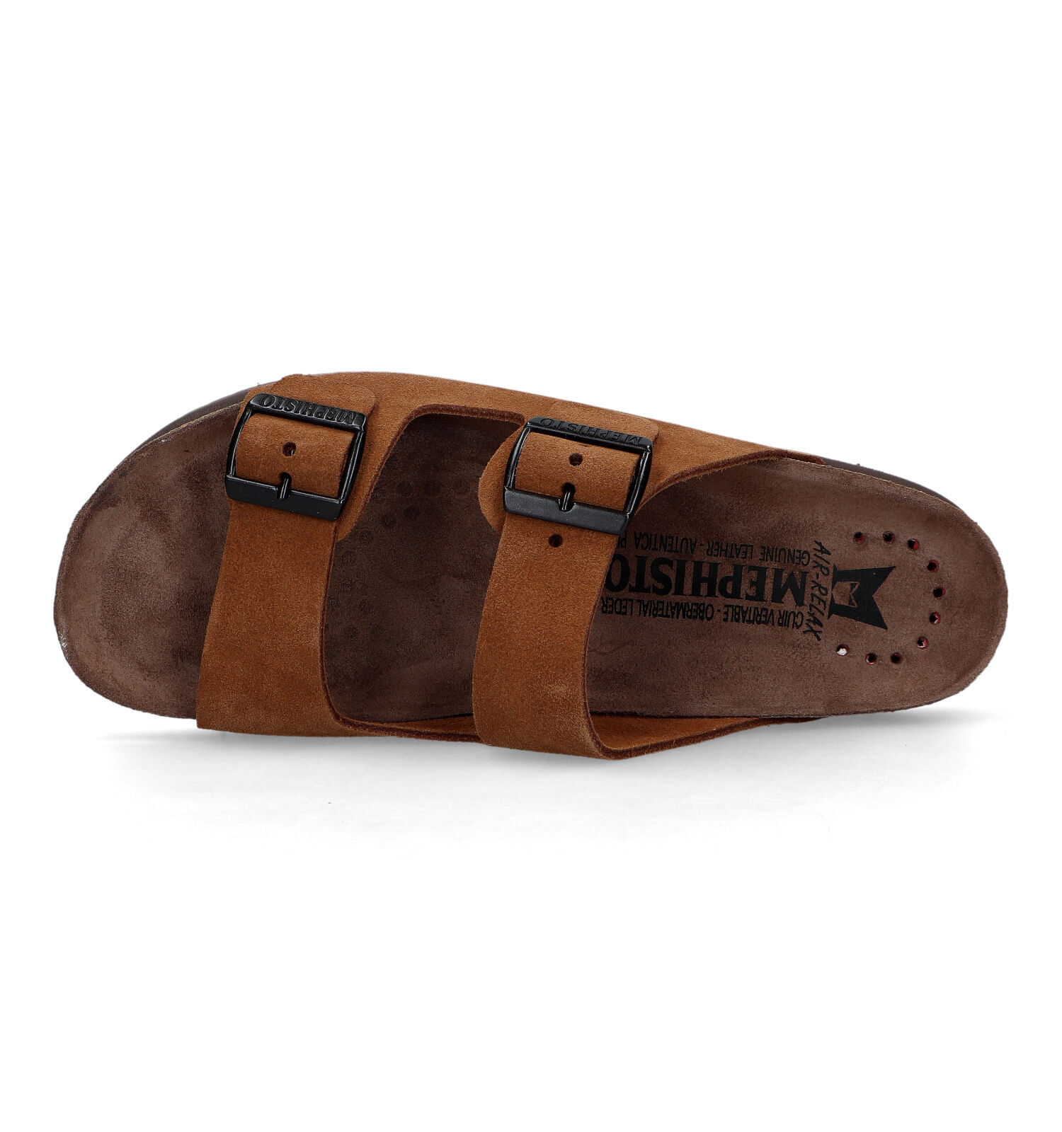 Mephisto Nerio Sandvel Cognac Slippers Heren Slippers Online op TORFS.BE