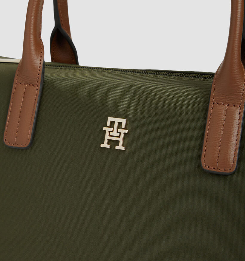 Tommy Hilfiger Popette Mini Tote Sac &agrave; main en Vert kaki pour femmes (379494)