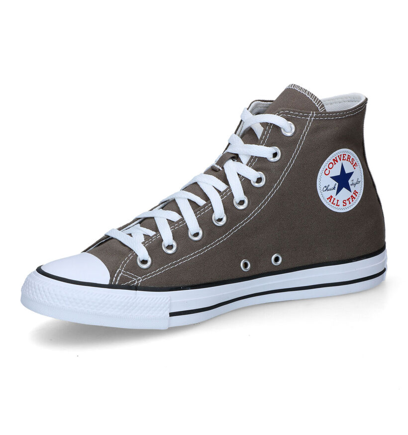 Converse Chuck Taylor All Star Hi Baskets en Noir pour femmes, hommes (361446)