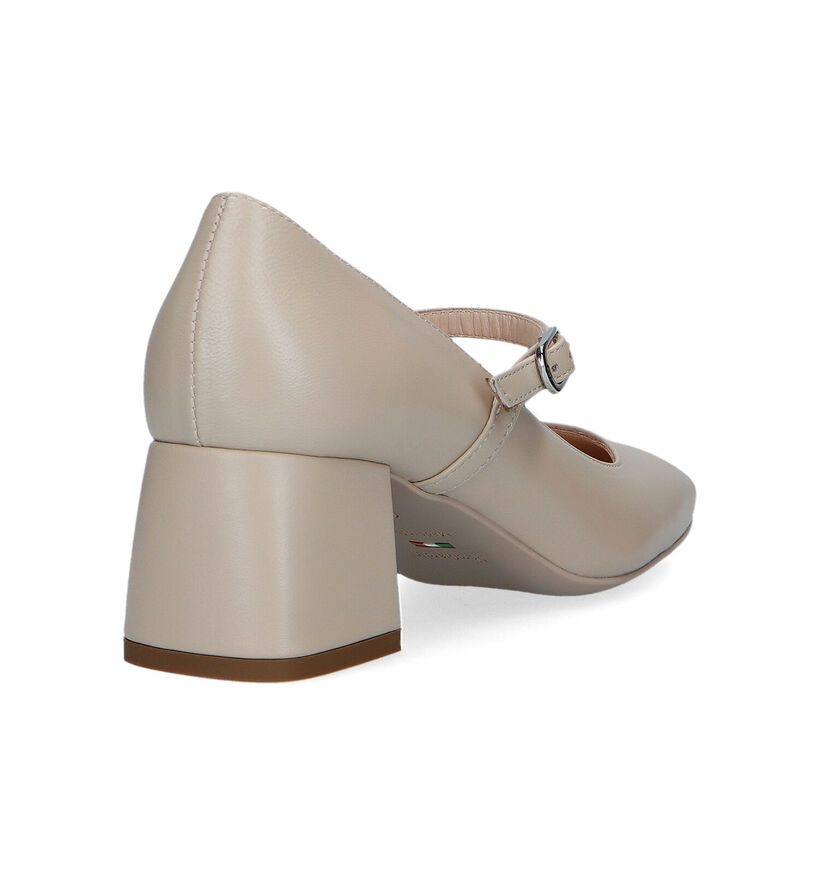 NeroGiardini Escarpins avec talon carré en Camel pour femmes (330211)