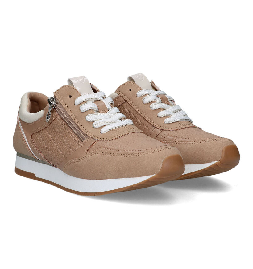 Tamaris Baskets casual en Cognac en simili cuir (320513)