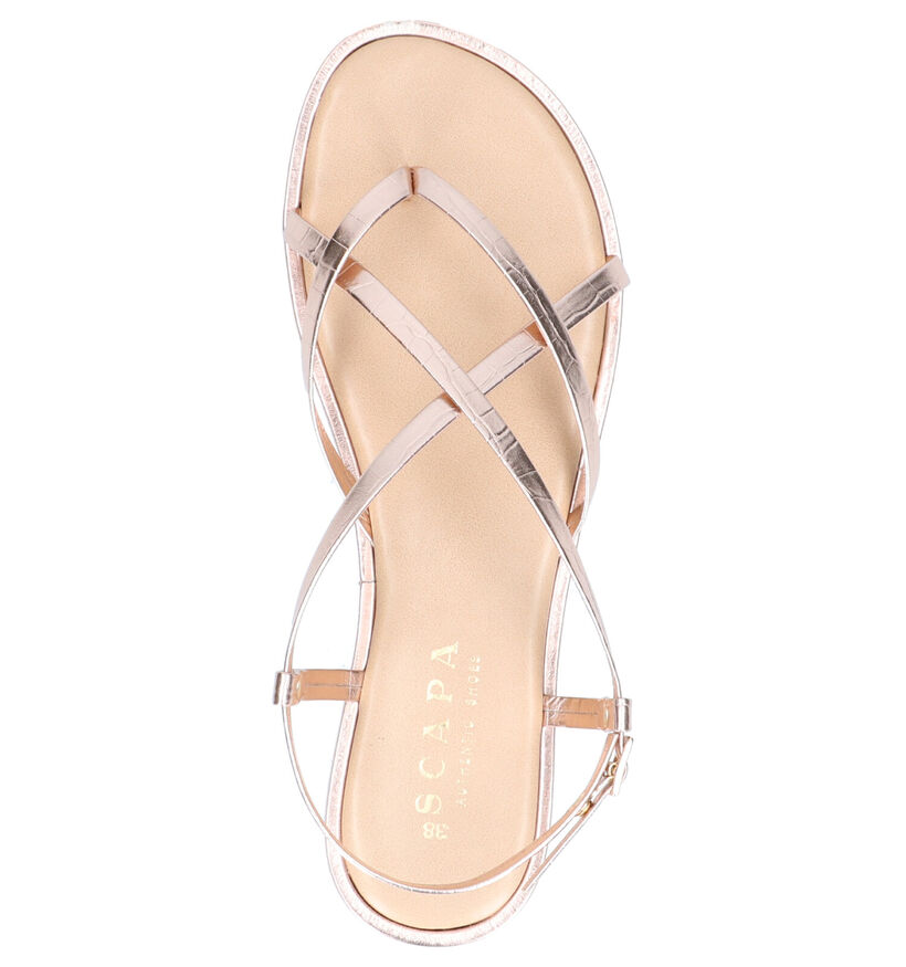 Scapa Ibiza Rose Golden Sandalen in kunstleer (270300)