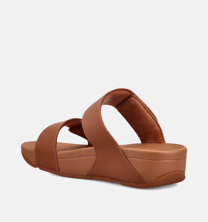 FitFlop Lulu Nu-pieds compens&eacute;es en Cognac pour femmes (368661)