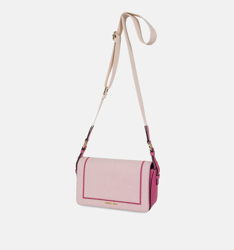 Laurent David Alice 891 Sac porté croisé en Rose pour femmes (342635)