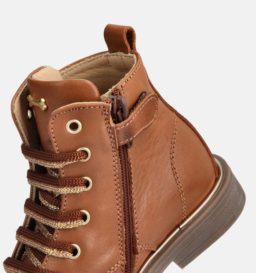 STONES and BONES Fardh Bruine Bottines voor meisjes (361994) - geschikt voor steunzolen