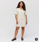 Vero Moda Curve Fonda Ecru Midi-Jurk voor dames (378140)