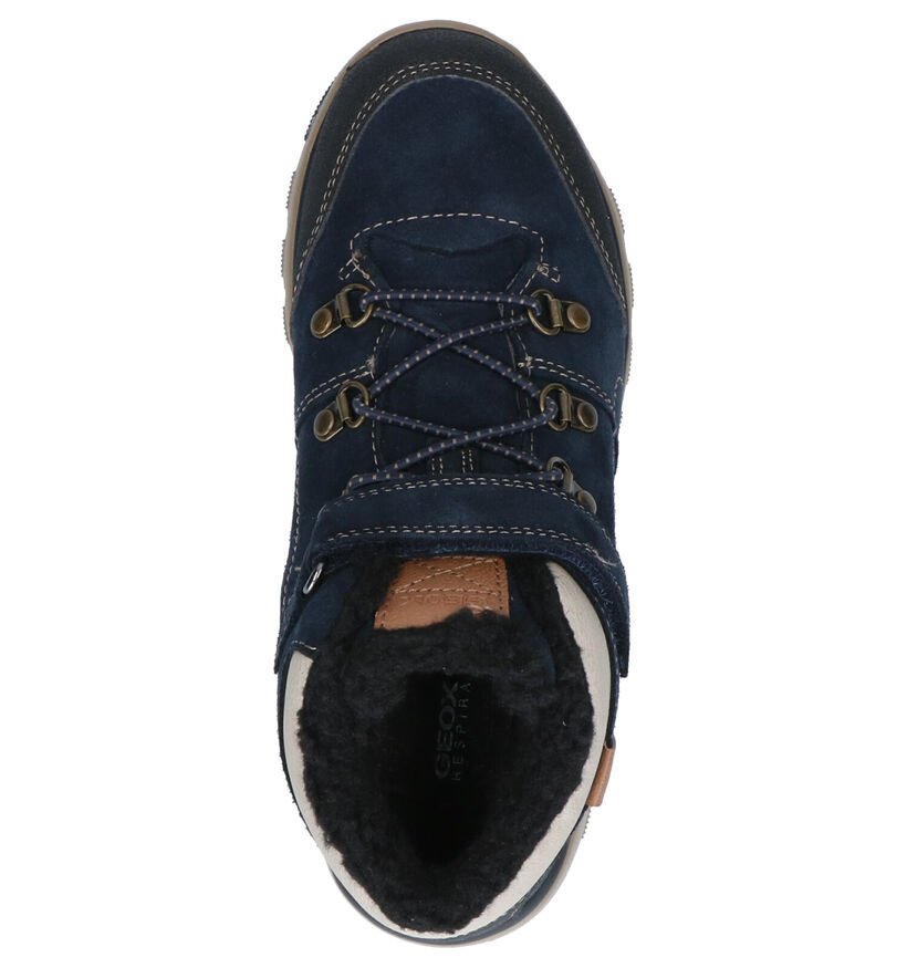 Geox Chaussures hautes en Bleu foncé en nubuck (254521)
