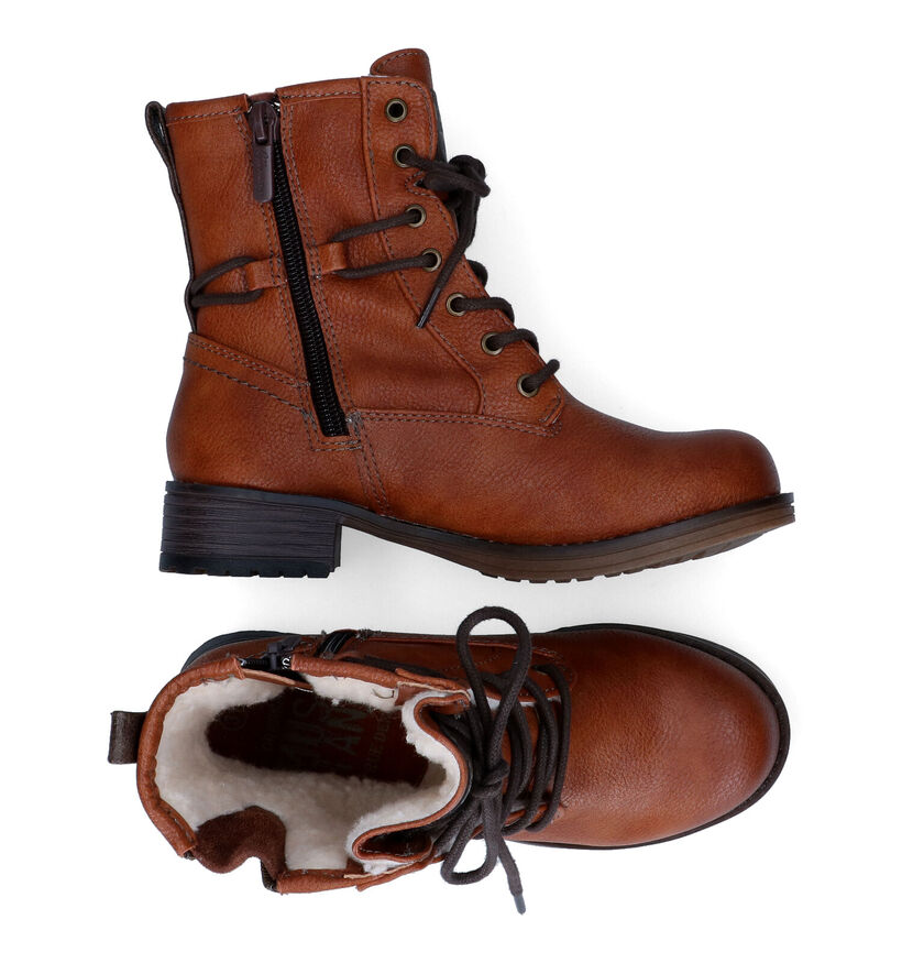 Mustang Cognac Boots voor meisjes (313981)