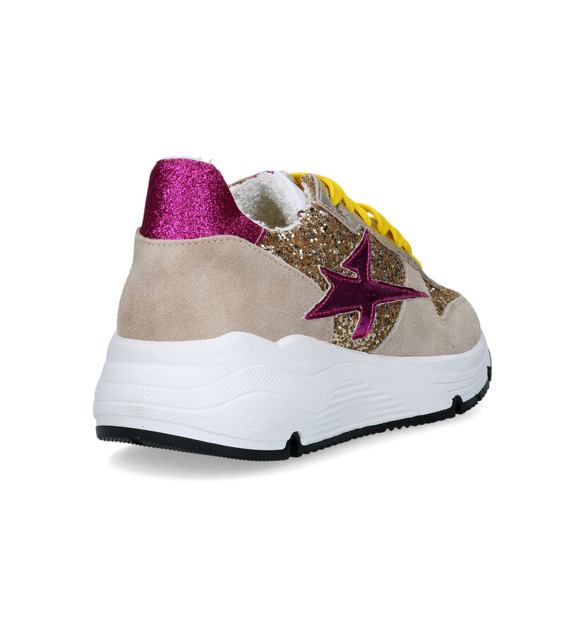 Sweet Lemon Blandina Gouden Sneakers voor dames (327000)