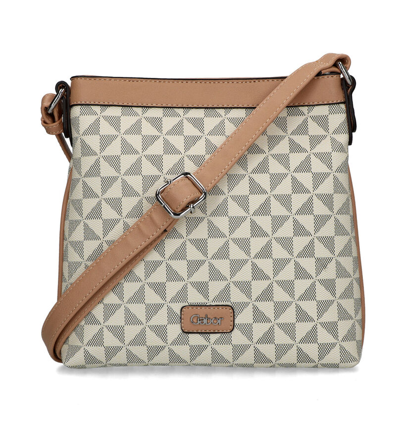 Gabor Barina Beige Crossbody Tas in kunstleer (324661)