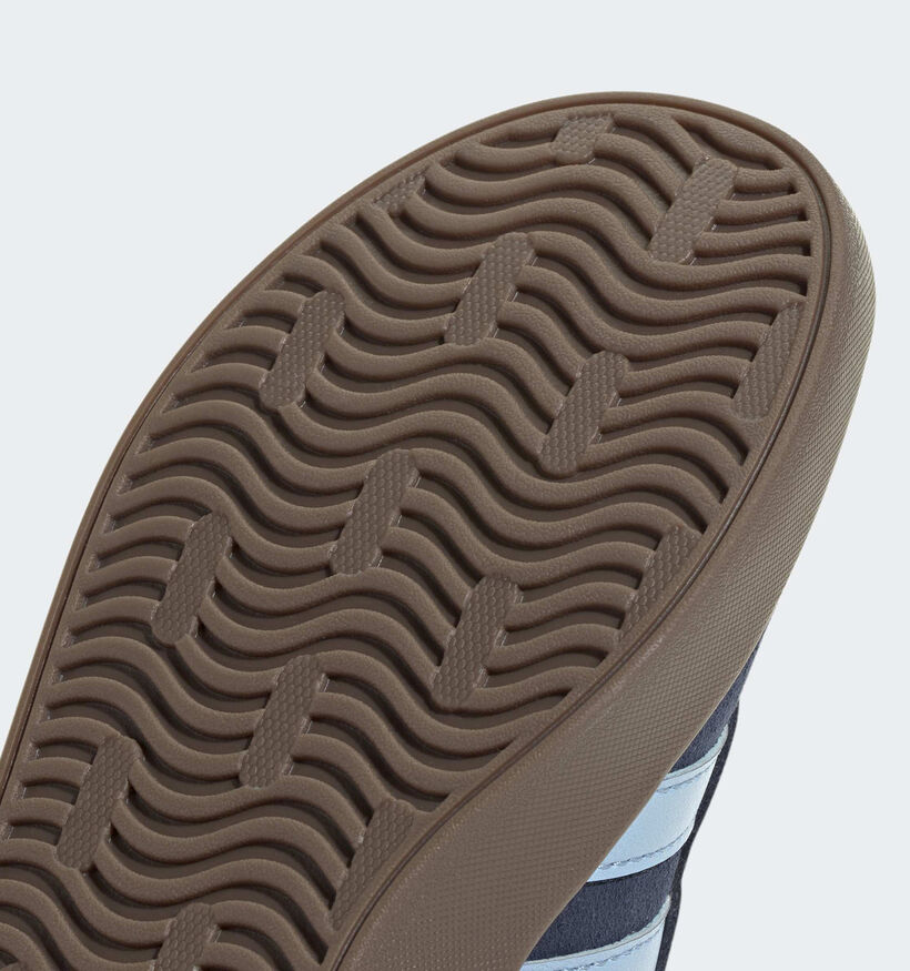 adidas VL Court 3.0 Baskets en Bleu pour gar&ccedil;ons (380589)