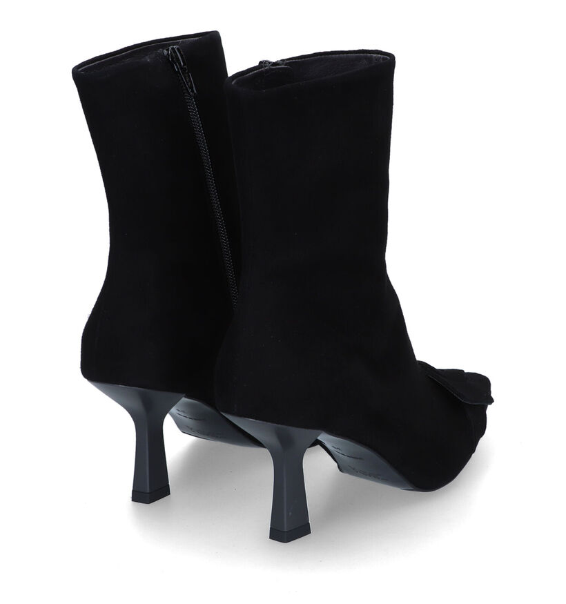 Zinda Bottines à talons en Noir pour femmes (317488)