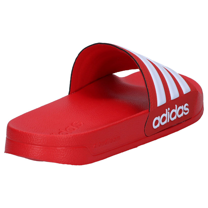 adidas Adilette Claquettes de picine en Blanc pour hommes (324942)