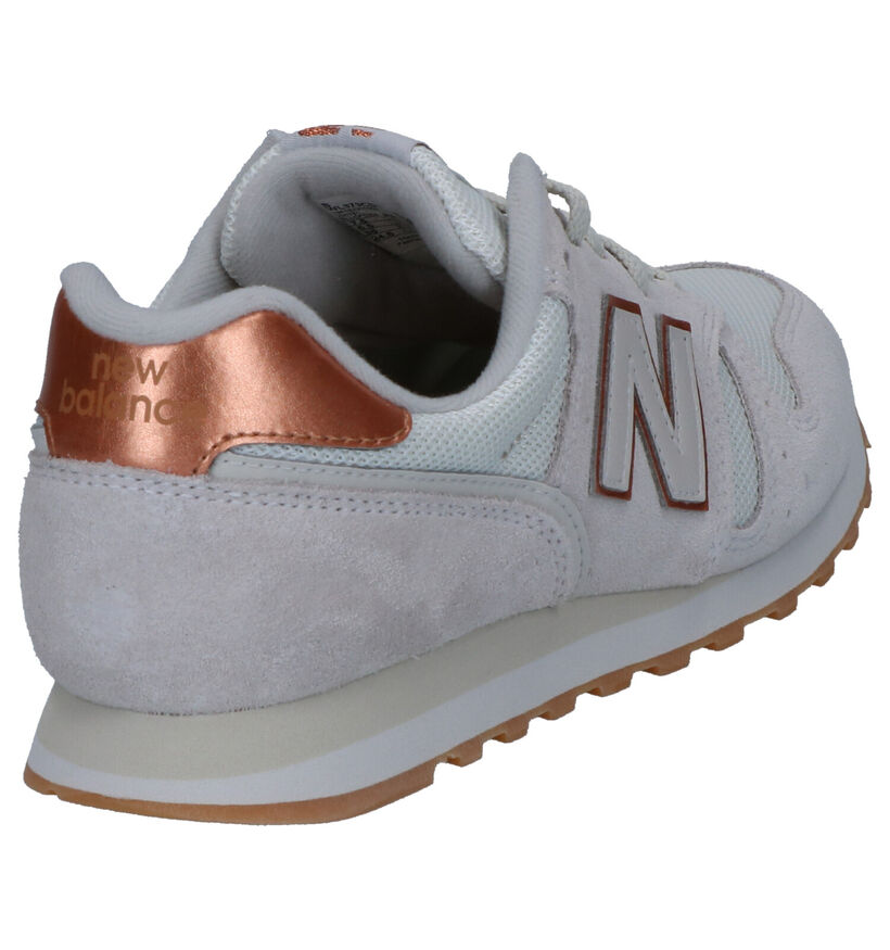 New Balance WL373 Bruine Sneakers in daim (293660)