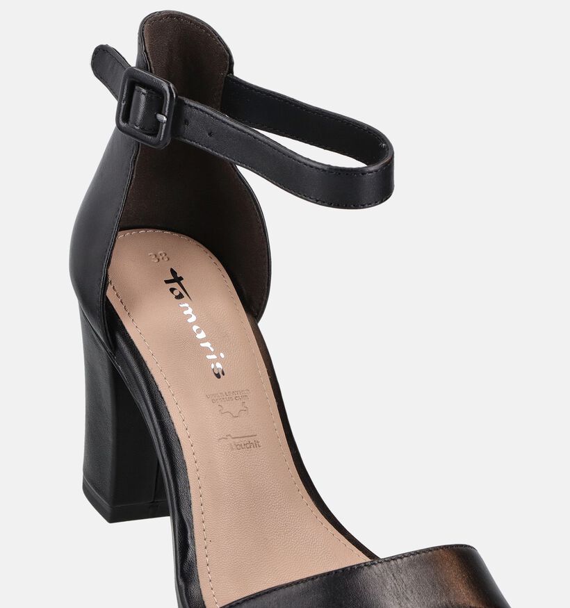 Tamaris Sandales &agrave; talons en Noir pour femmes (371907)