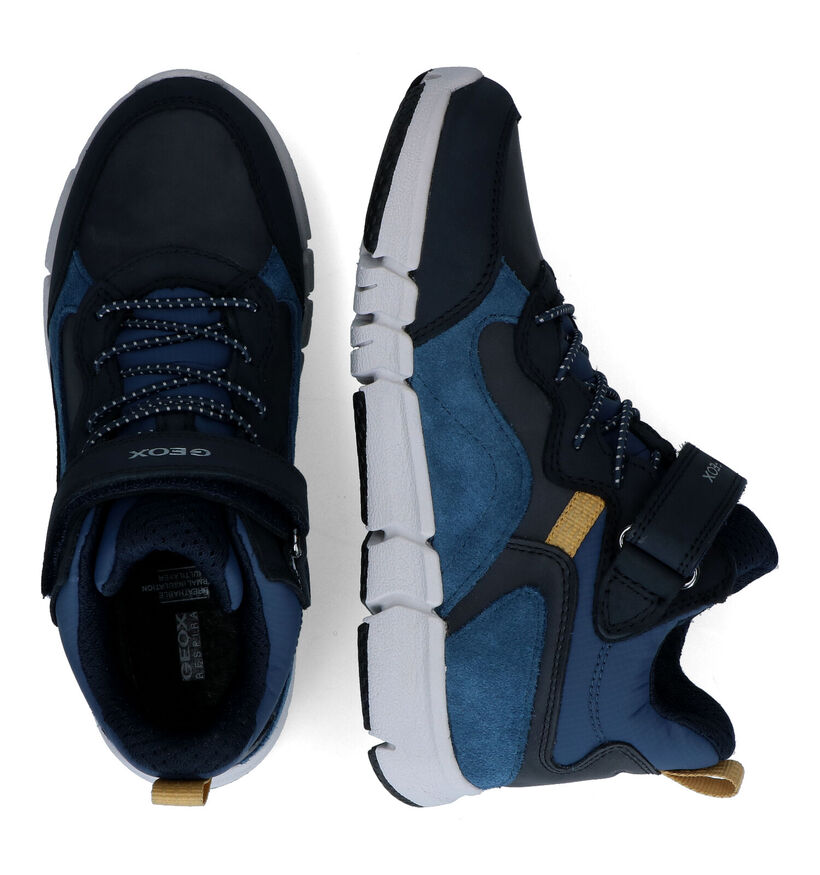 Geox Flexyper Blauwe Hoge Schoenen in nubuck (317605)