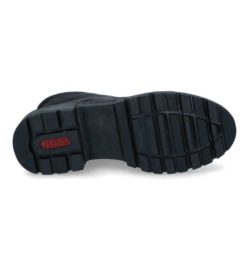 Rieker Boots à lacets en Noir en simili cuir (315949)