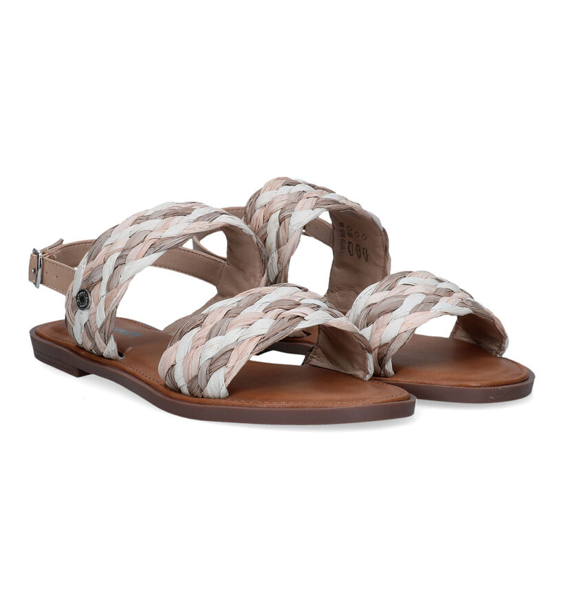 Xti Beige Gevlochten Sandalen voor dames (334697)