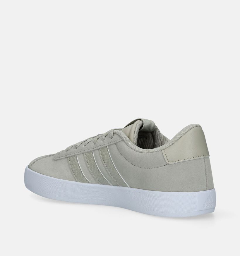 adidas VL Court 3.0 Baskets sportives en Jaune pour femmes (359451) - pour semelles orthopédiques