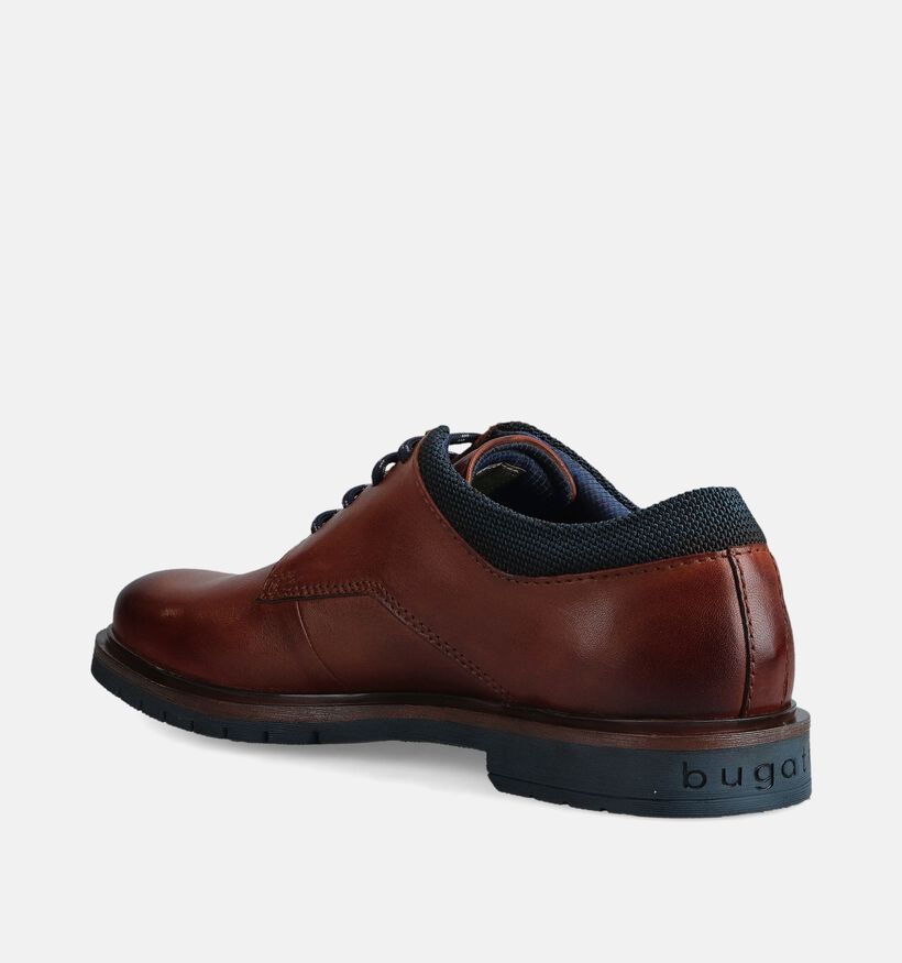 Bugatti Ciriaco Bruine Geklede Veterschoenen voor heren (367312)