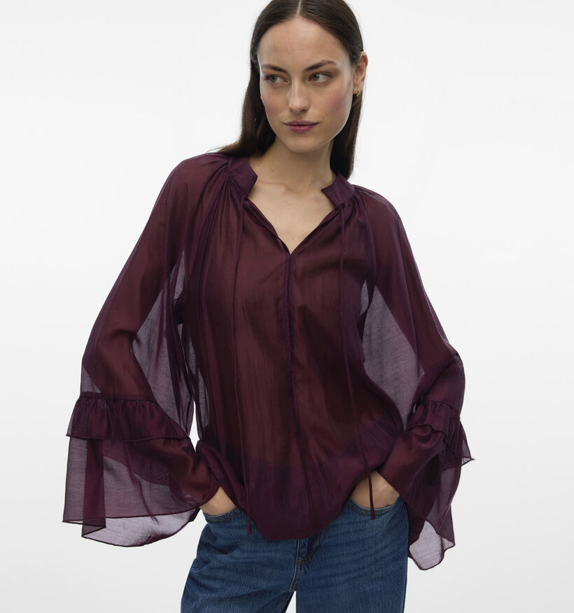 Vero Moda Jenna Paarse Blouse voor dames (364537)