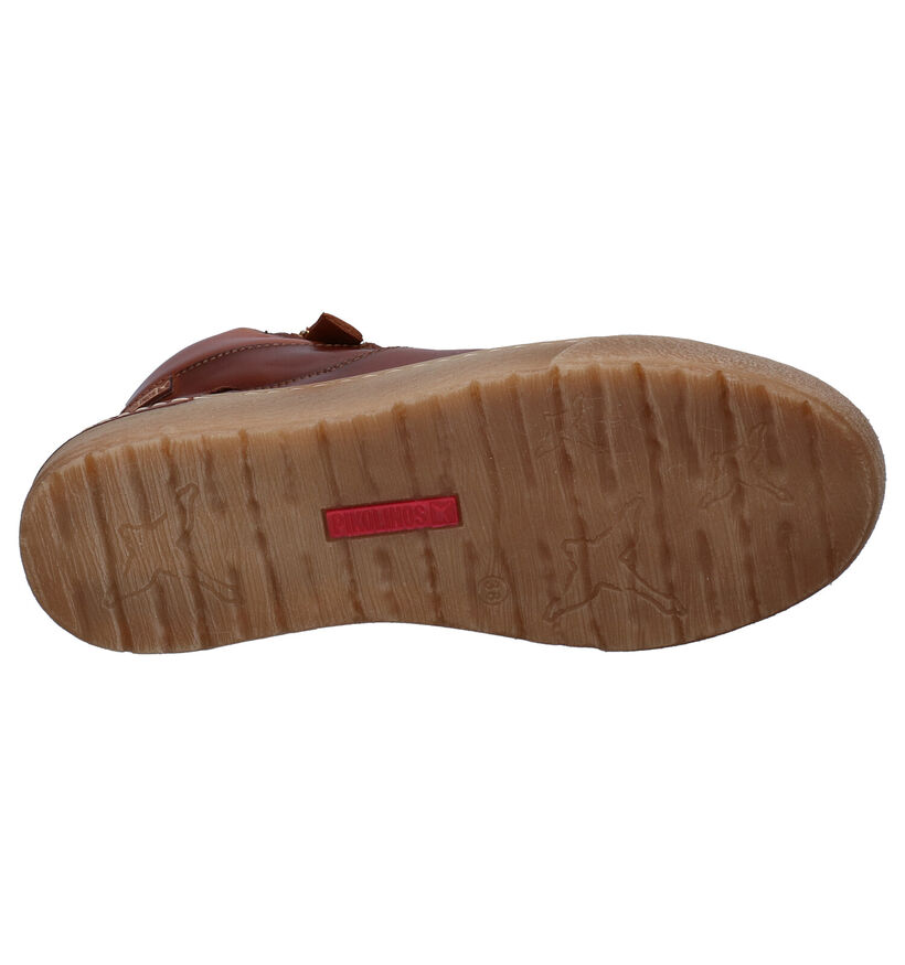 Pikolinos Vitoria Cognac Enkellaarzen in leer (298080)